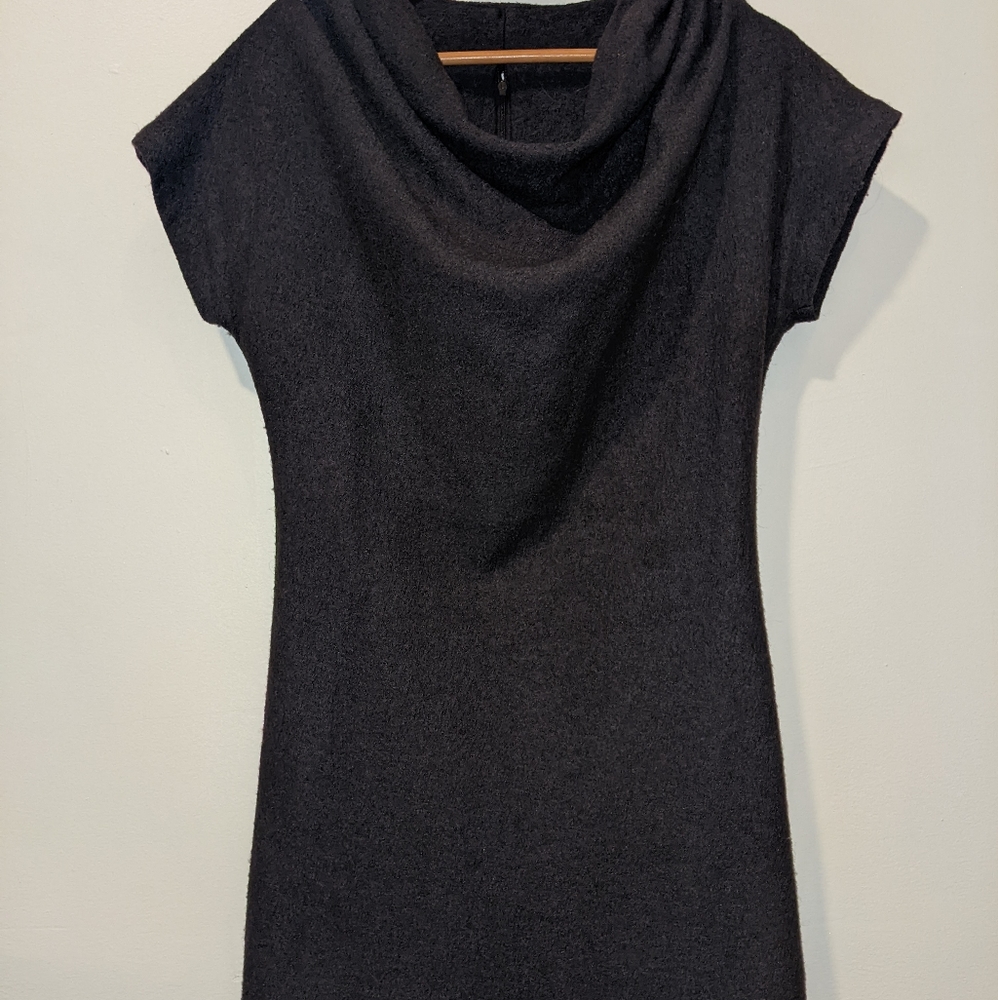 Renee C grey wool mini dress, size medium.